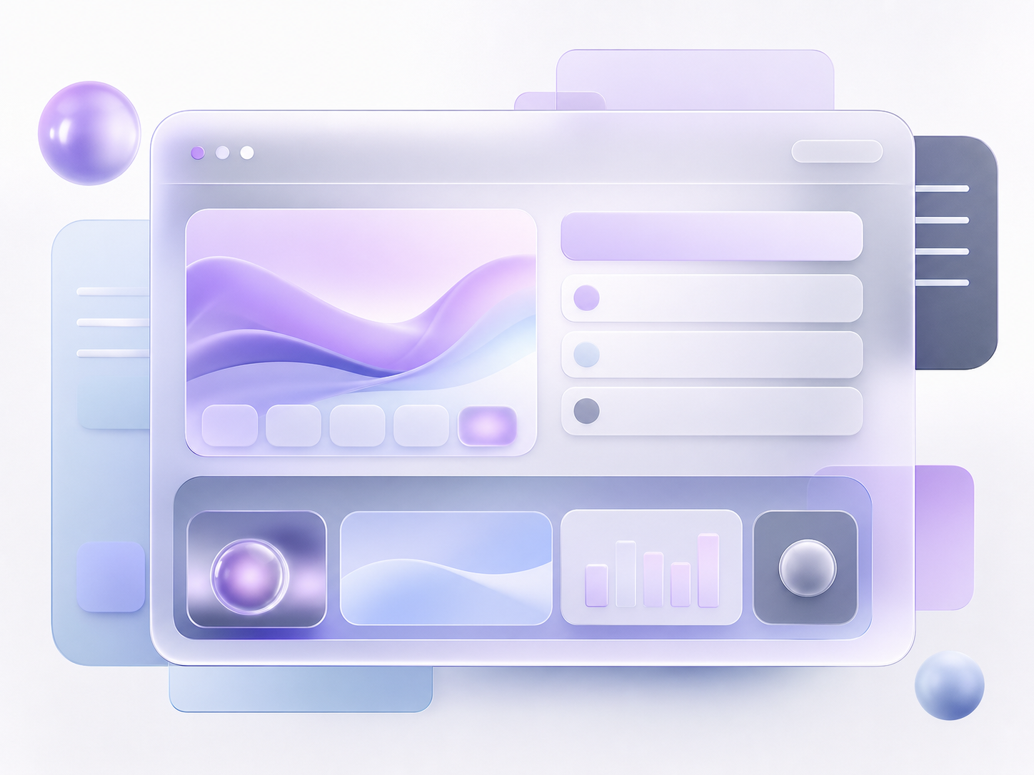 แนวคิดฮีโร่หน้า Landing Page